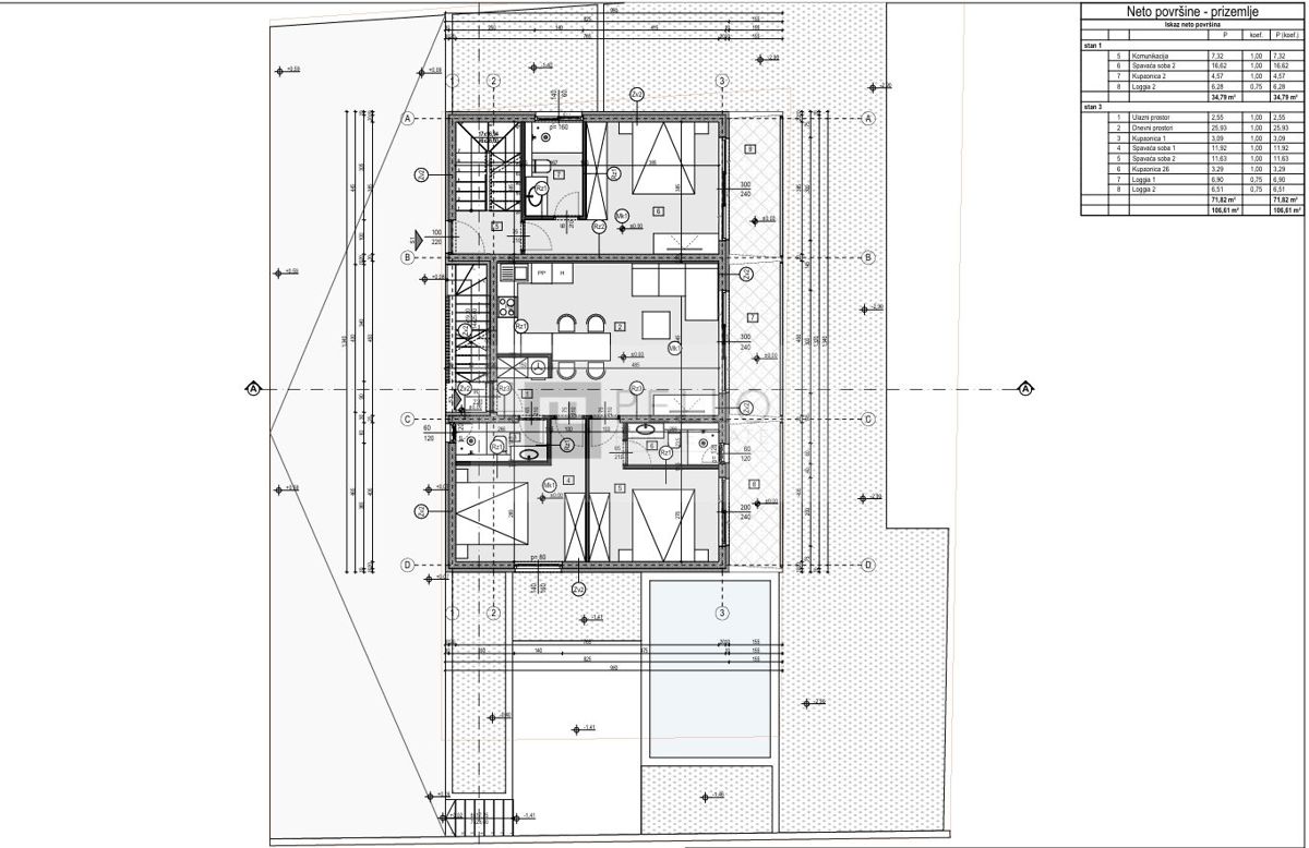 Apartma Stomorska, Šolta, 72m2