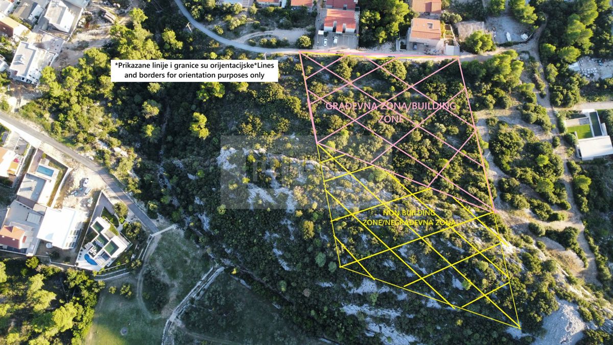 Čudovita parcela s pogledom na morje, IDEALNA ZA NEPREMIČNINE