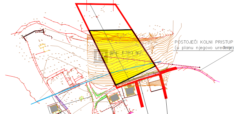 Čudovita parcela s pogledom na morje, IDEALNA ZA NEPREMIČNINE
