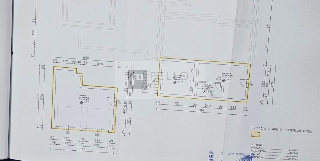 Trosobno stanovanje 156,69 m² z razgledom na morje – Orebić (samo 3 minute hoje od morja)