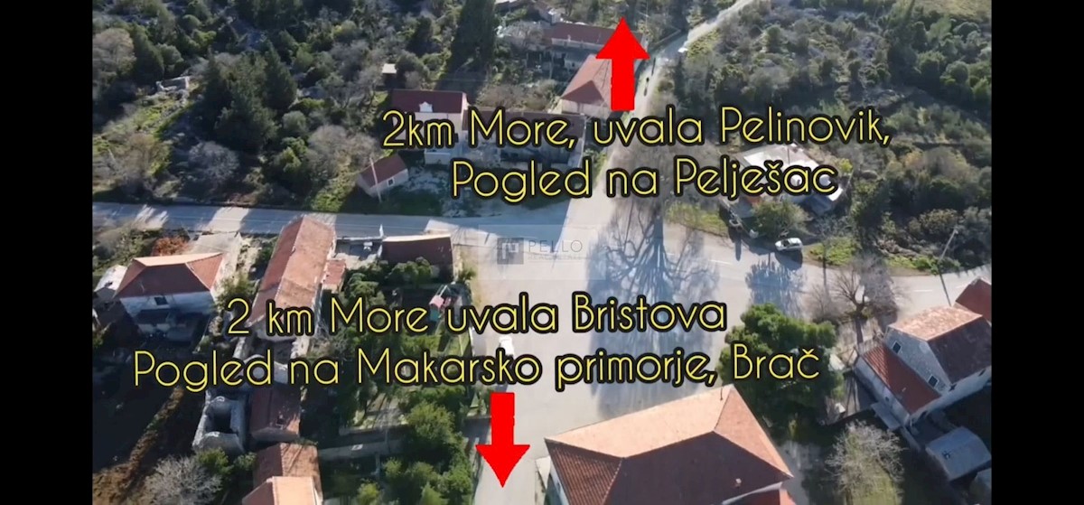 Hiša z veliko posestjo na otoku Hvar (Bogomolje) Priložnost - UGODNA CENA