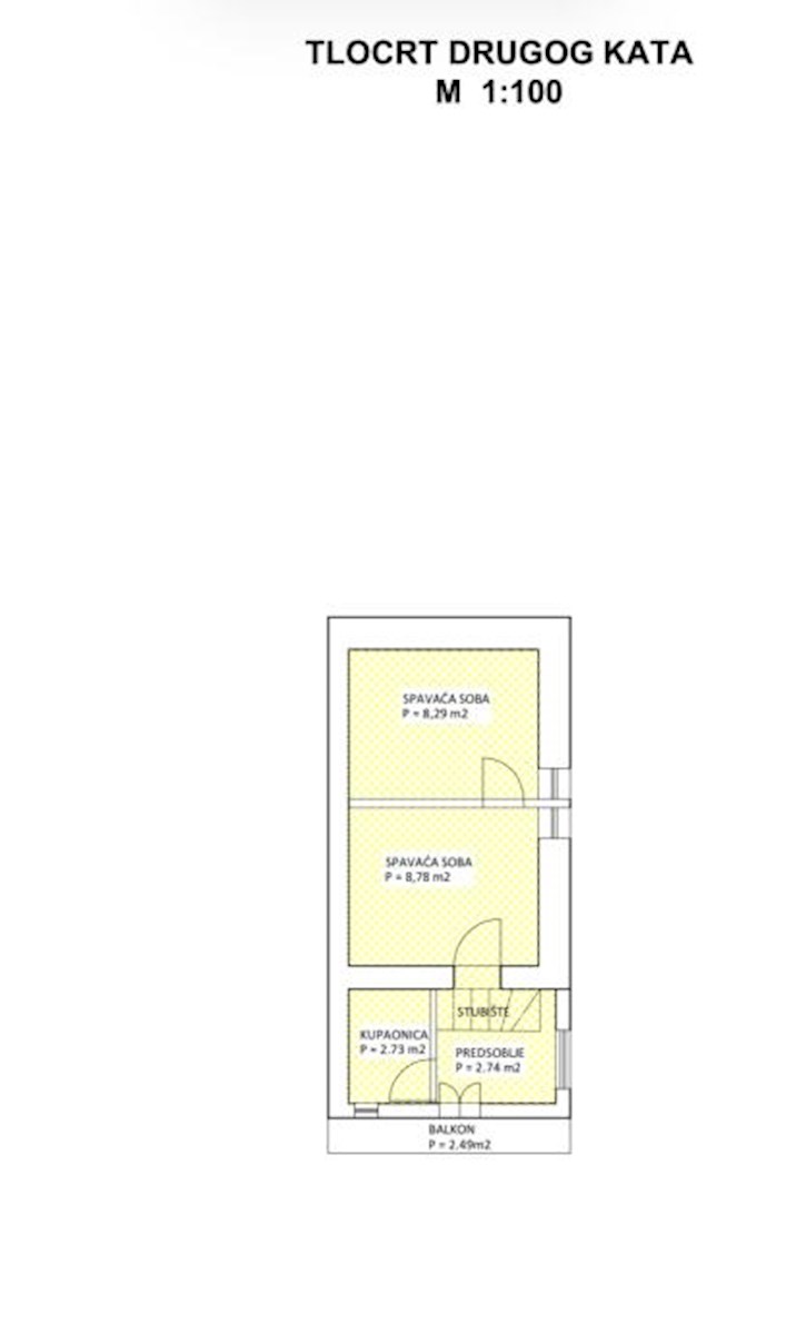 Split - dvonadstropno stanovanje 50m2 v samem centru mesta