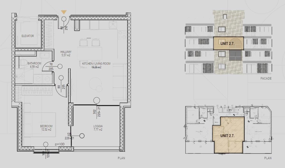 Stanovanje: Projekt Borik - Vitrenjak, 47,70 m2, novogradnja - ERSTE banka (prodaja)