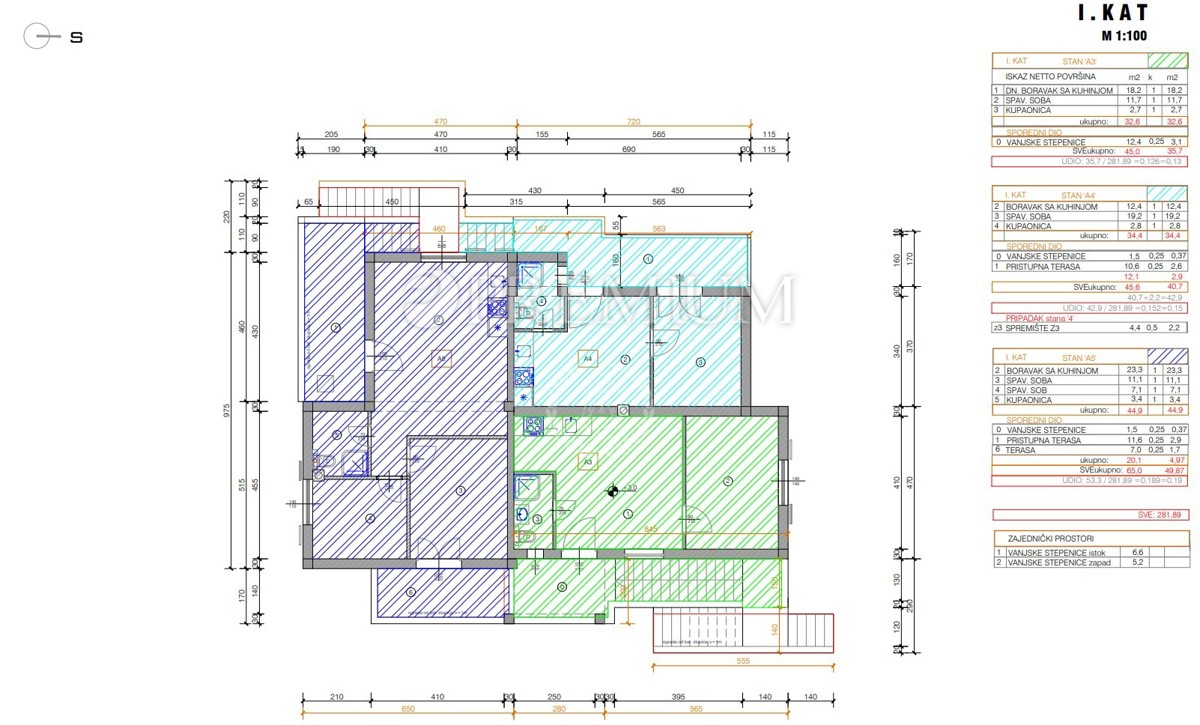 Krk, okolica, apartma na mirni lokaciji!