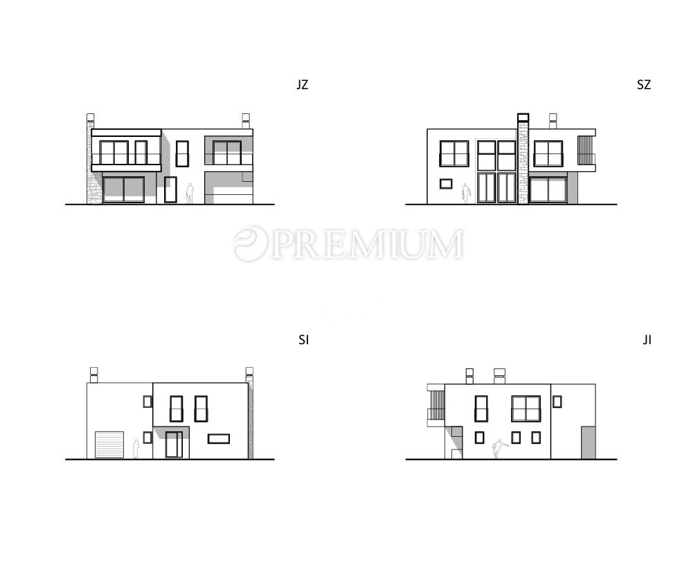Punat – Stavbno zemljišče 595 m² s konceptnim načrtom!