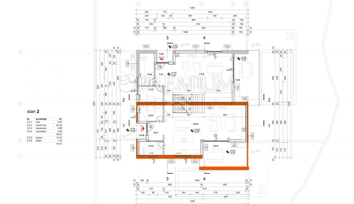 Nova Dvojna Hiša v Malinski, 160 m od Morja!