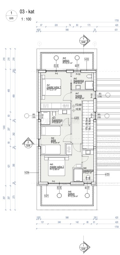Vrbnik okolica – novogradnja z bazenom!