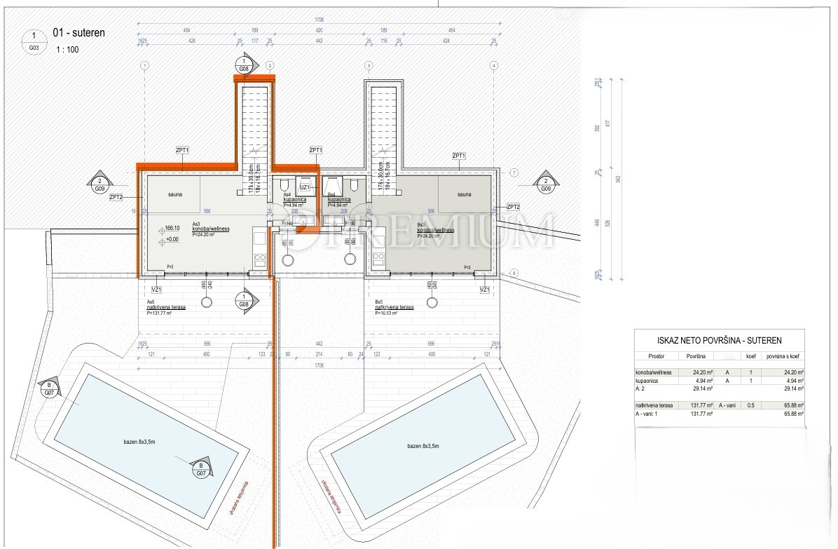 Vrbnik okolica – novogradnja z bazenom!