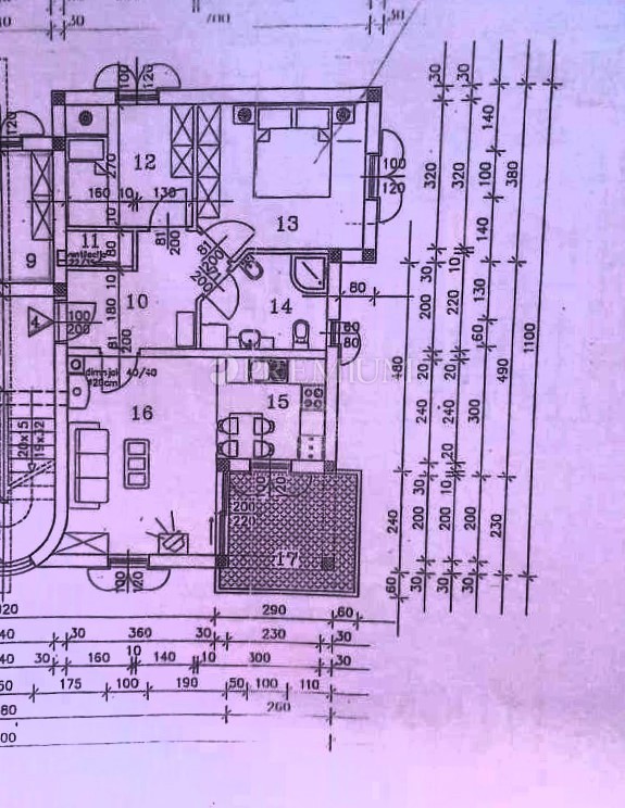 Čižići, apartma z delnim pogledom na morje in vrtom!