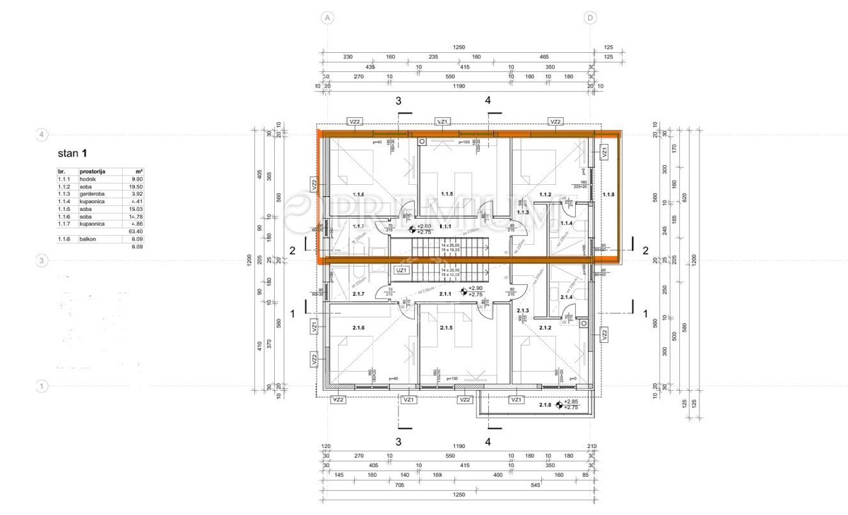Malinska: Moderna Hiša z Bazenom, 160 m od Morja!