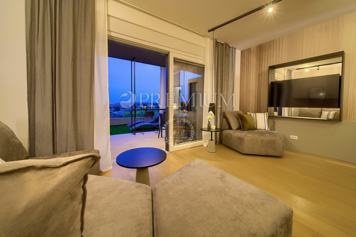 Krk, moderen apartma v pritličju z razgledom na morje!