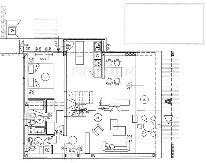 Crikvenica, prodaja luksuznega dupleks stanovanja 170 m2 z vrtom in bazenom v gradnji na ekskluzivni lokaciji!