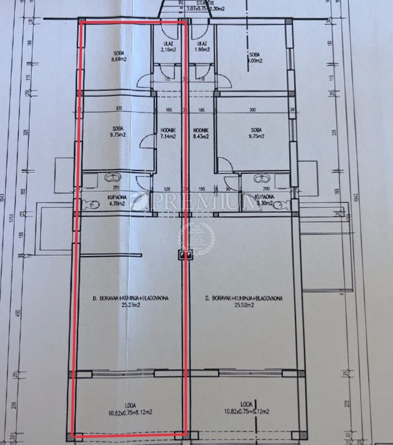 Njivice, apartma v 1. nadstropju s čudovitim pogledom na morje!