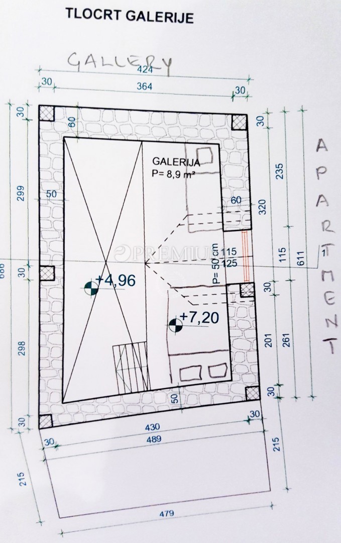 Baška, prenovljena kamnita hiša, 80 m od morja!