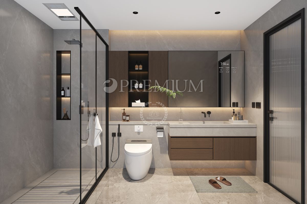 Moderna novogradnja s panoramskim pogledom na morje, blizu Krka!