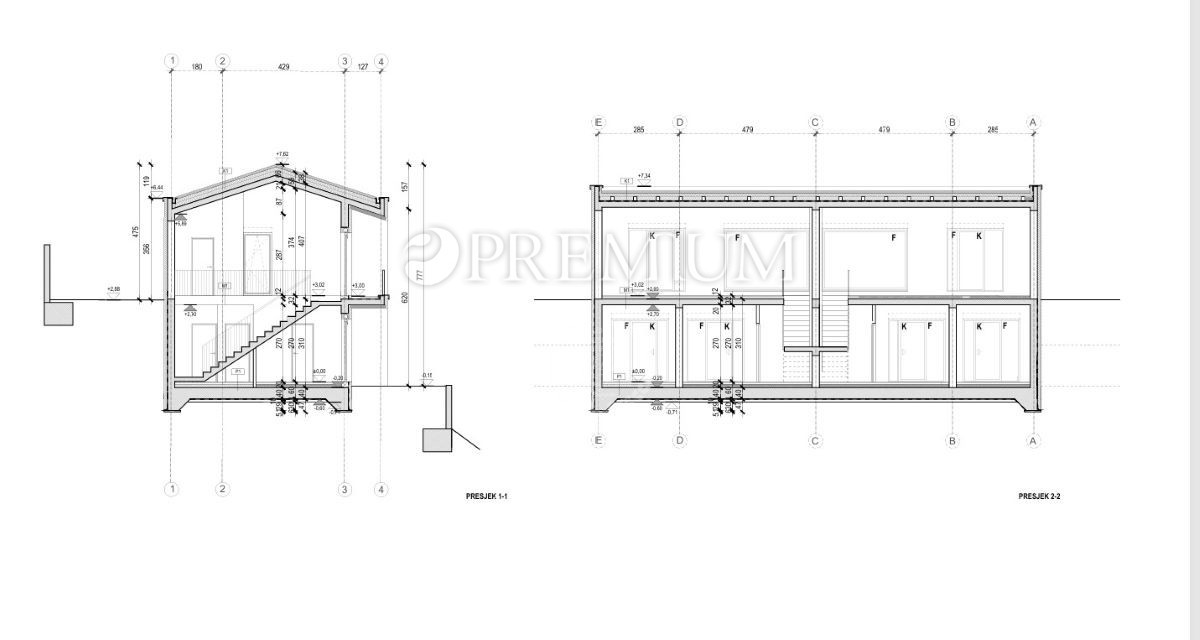 Zazidljivo zemljišče v Vrbniku z razgledom na morje!