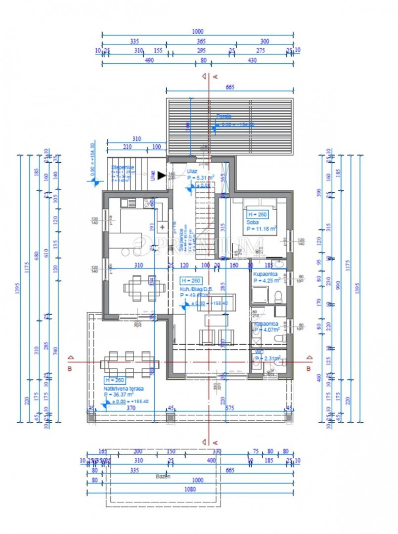 Okolica Krka, zemljišče s projektom za vilo z bazenom!