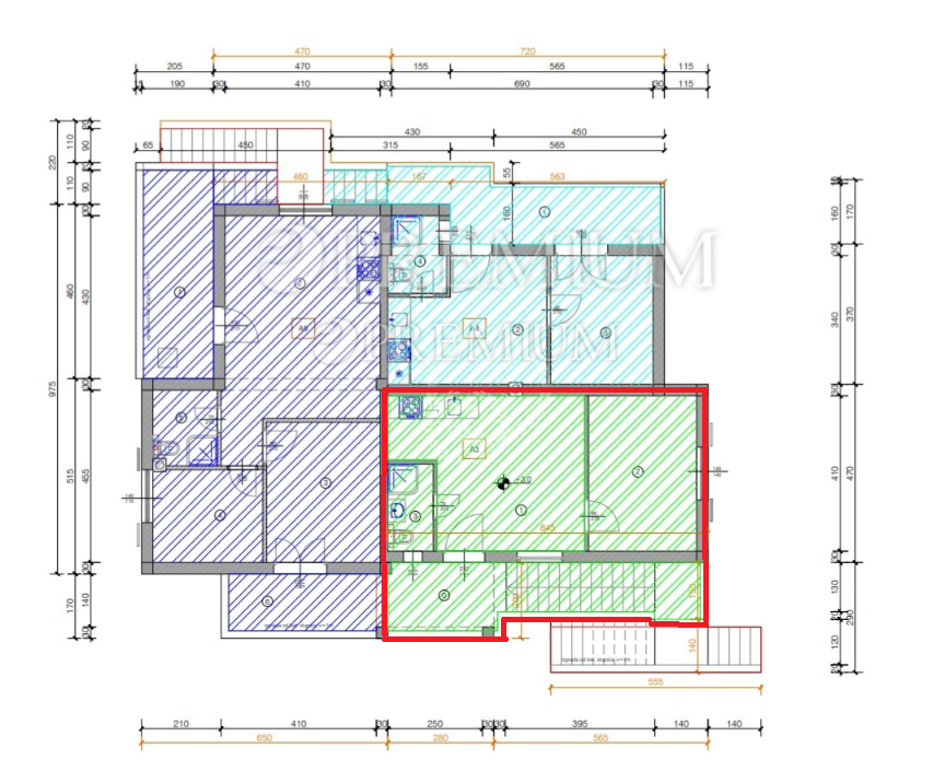 Krk, okolica, apartma za 2391 EUR/m2