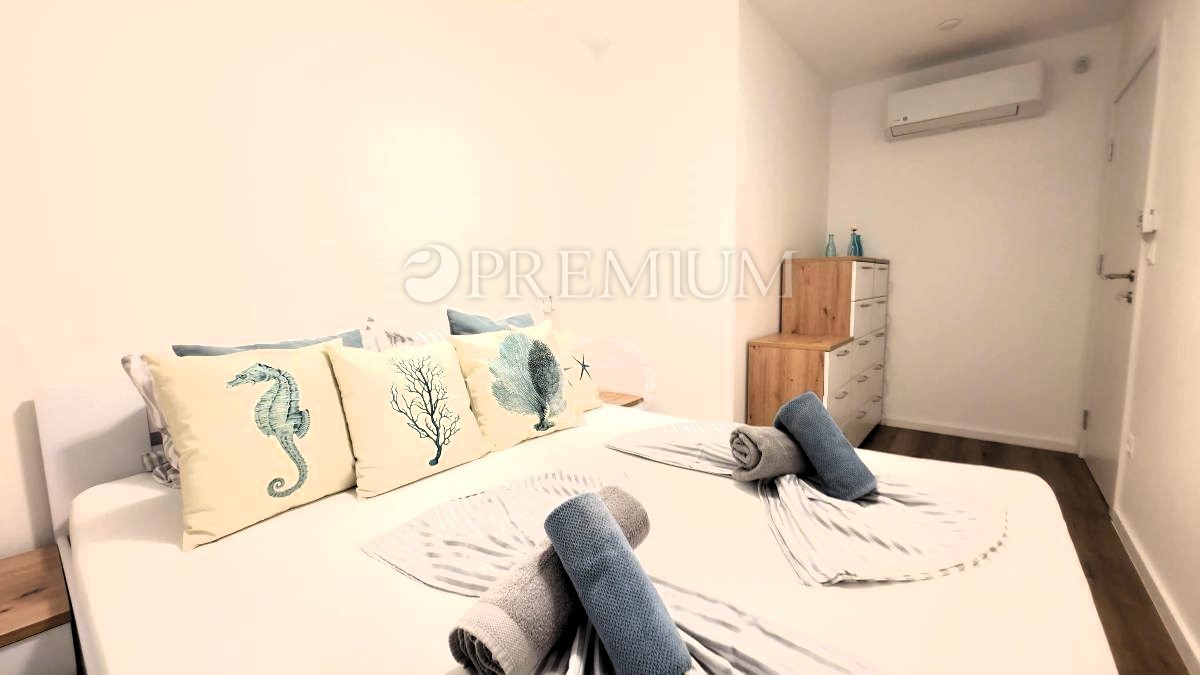 Malinska, opremljen apartma s bazenom, blizu morja!