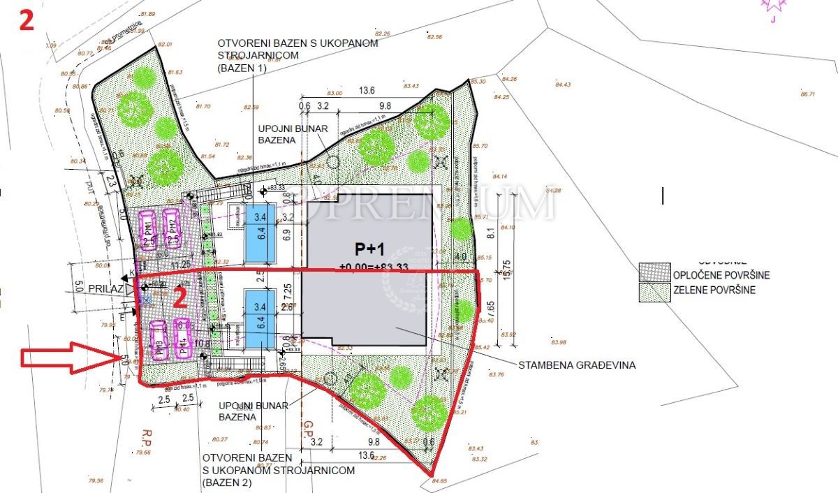 Malinska, prodaja,  hiša s bazenom in pogledom na morje