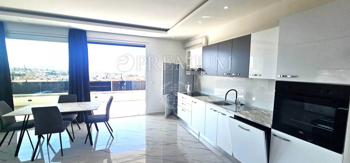 Malinska, moderen apartma z odprtim pogledom na morje!