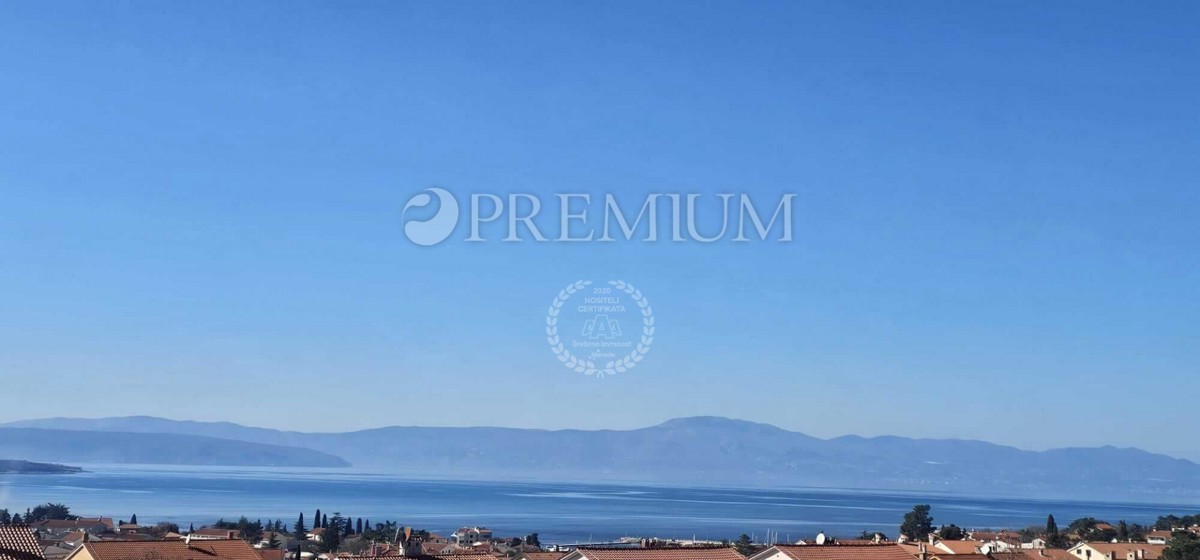 Malinska, moderen apartma z odprtim pogledom na morje!