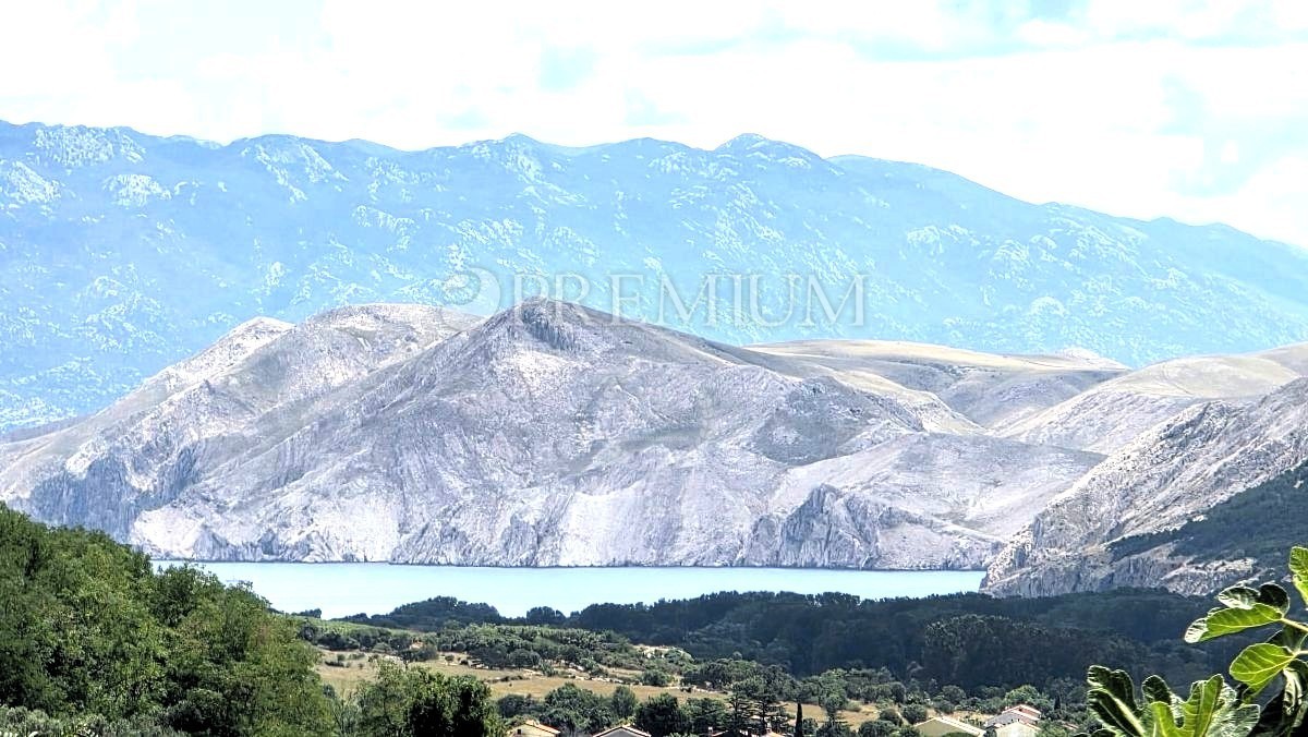 Baška, Draga Bašćanska, dve hiši z razgledom na morje!