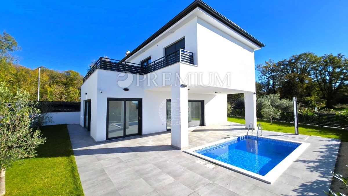 Malinska - novozgrajena, prostorna družinska hiša!