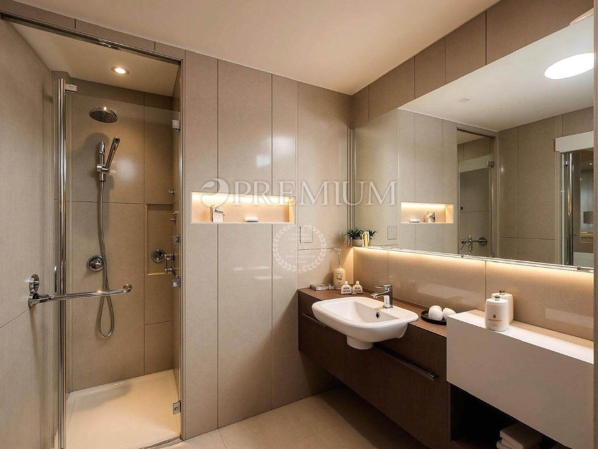 Malinska, apartma, 45 m², 140 m od plaže