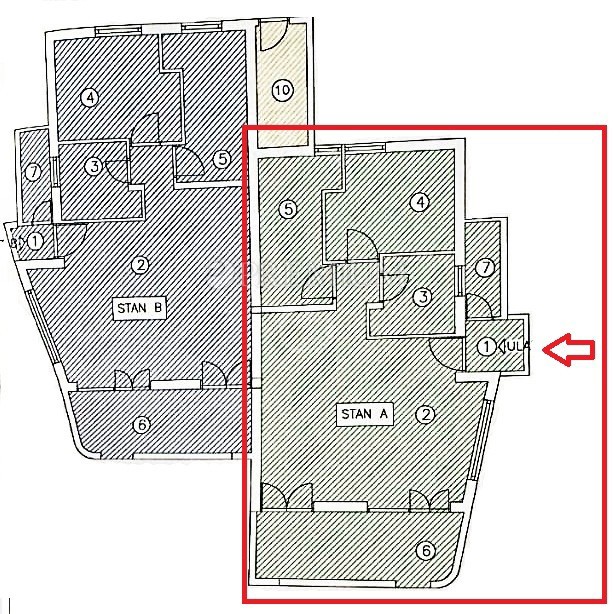 Malinska, opremljeno stanovanje v pritličju!