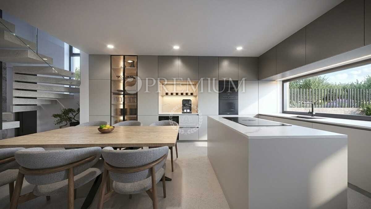 Malinska, hiša z bazenom in pogledom na morje, novogradnja!