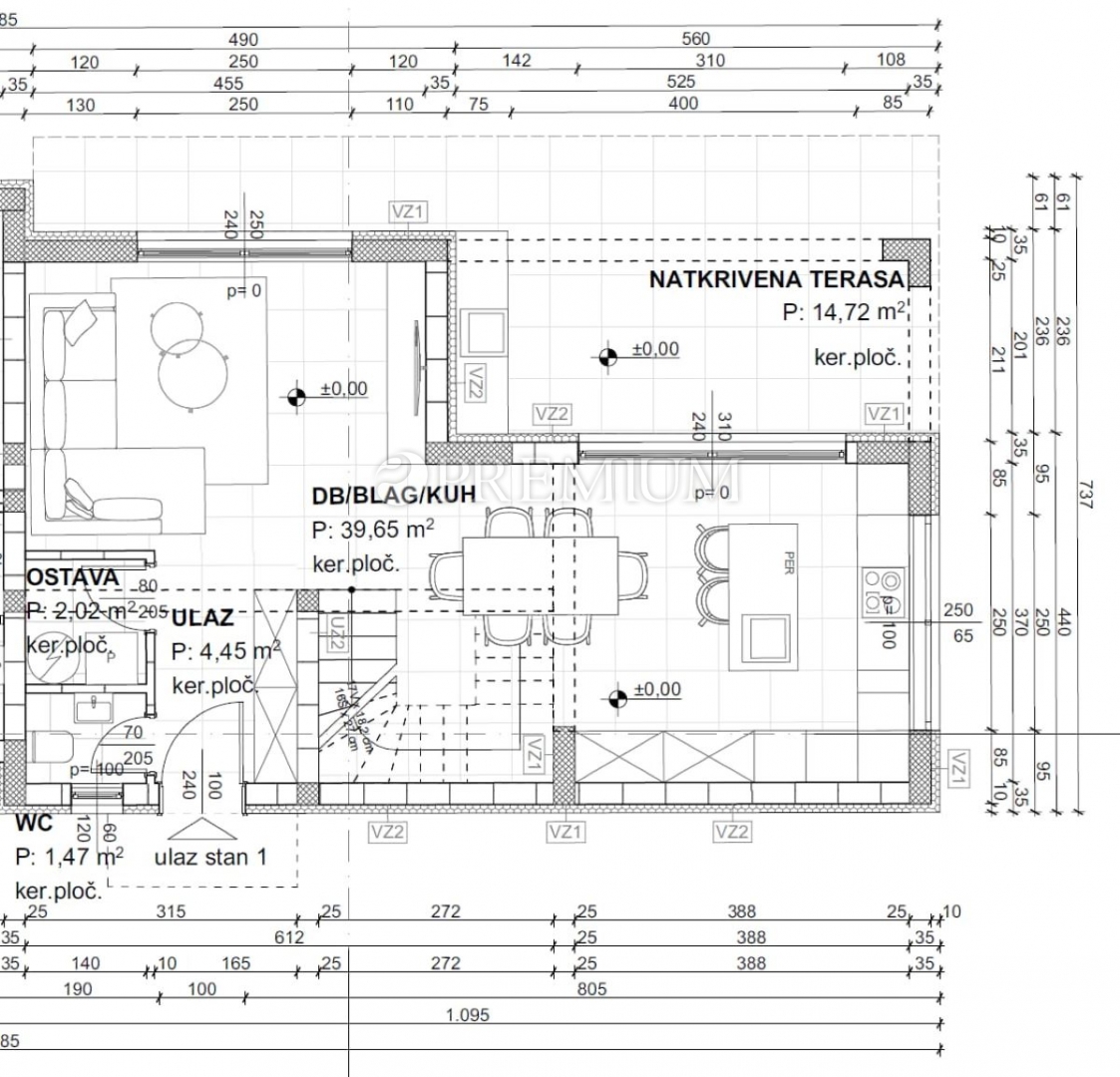 Malinska, hiša z bazenom in pogledom na morje, novogradnja!