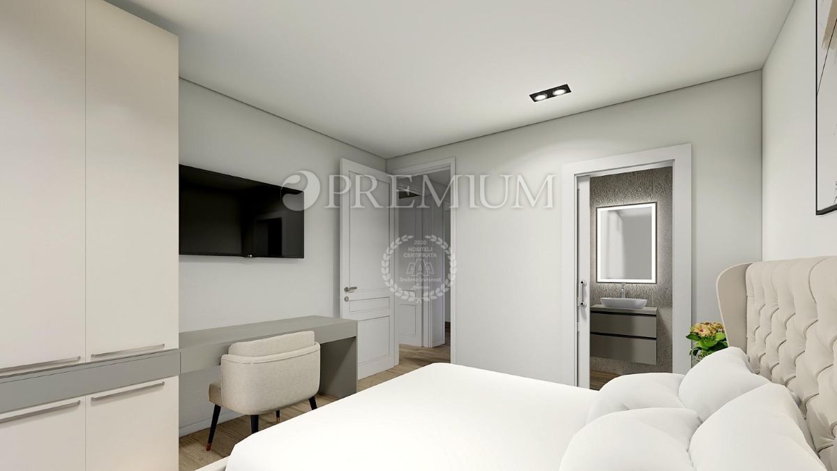 Malinska, hiša na prodaj z bazenom in pogledom na morje!