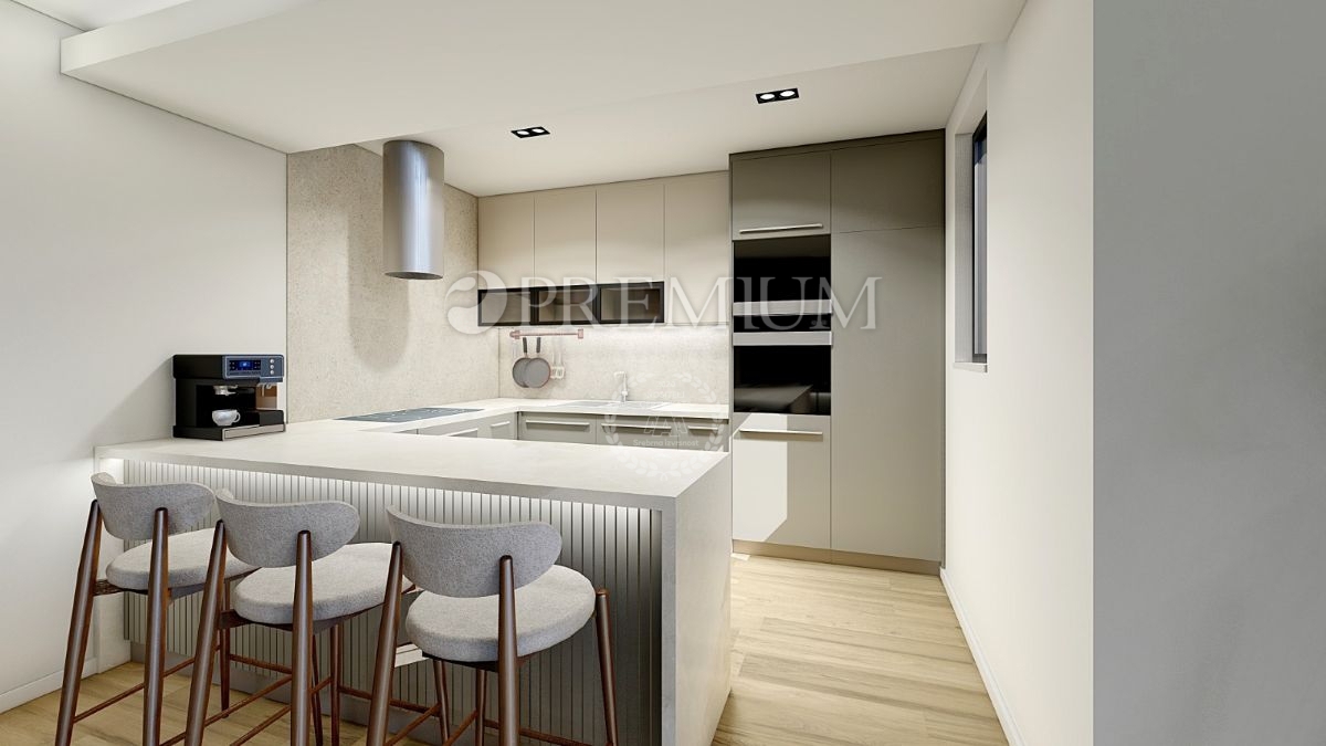 Malinska, hiša na prodaj z bazenom in pogledom na morje!