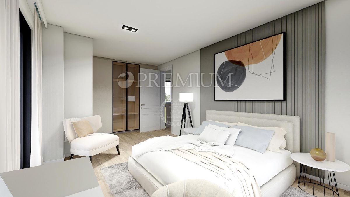 Malinska, hiša na prodaj z bazenom in pogledom na morje!