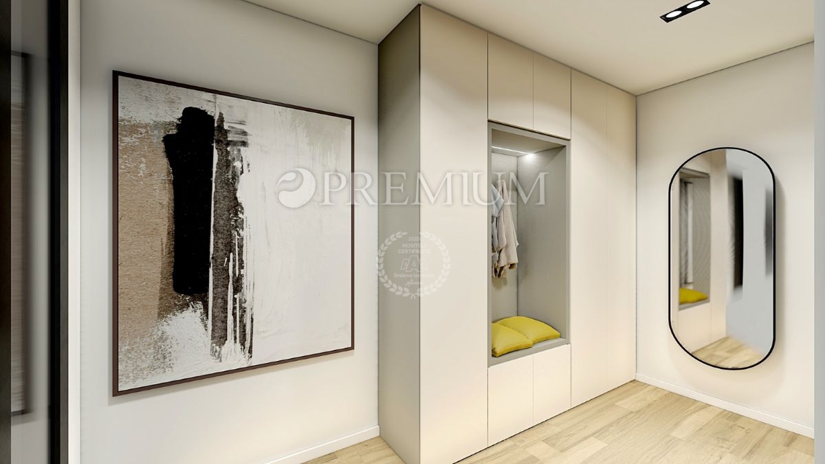 Malinska, hiša na prodaj z bazenom in pogledom na morje!