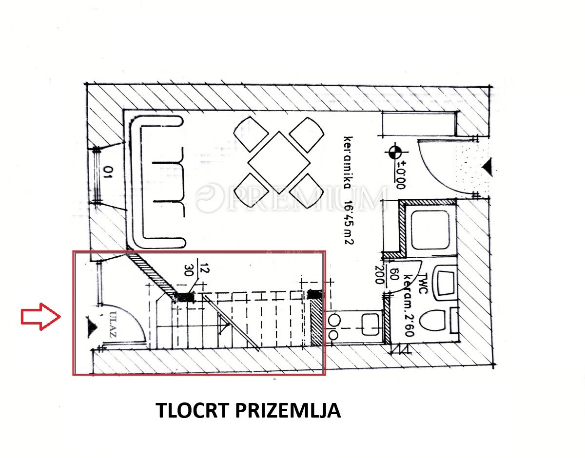Punat, dvosobno stanovanje, 350 m od morja, 120.000 EUR 