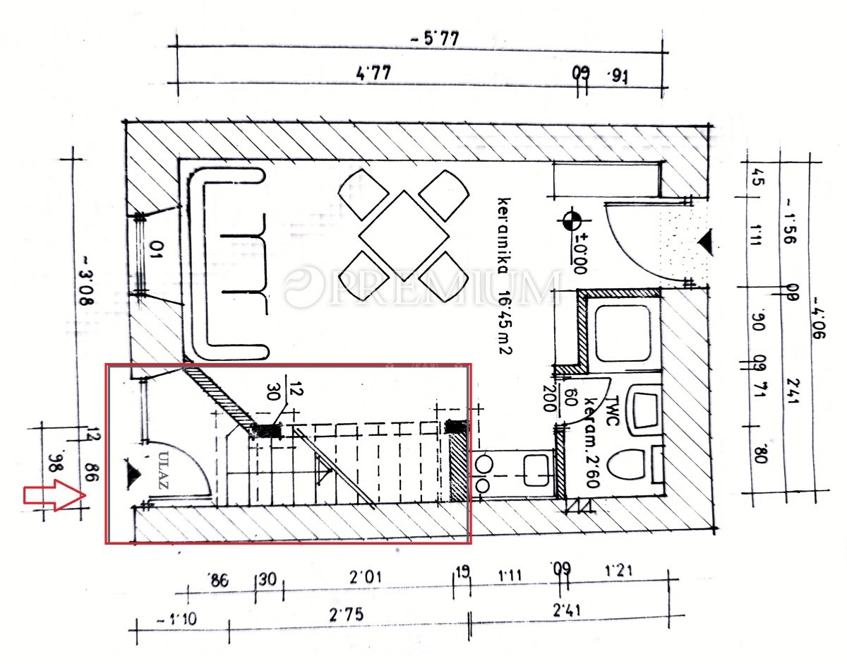 Punat, dvosobno stanovanje, 350 m od morja, 120.000 EUR 