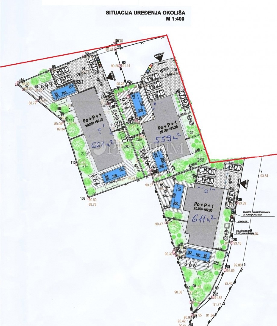 Malinska, investicijska priložnost, 3 gradbena zemljišča