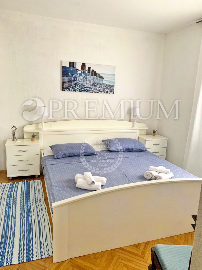Malinska, apartmajska hiša, 250m od morja!
