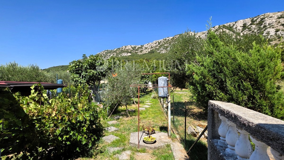 Baška, okolica,   kamnita hiša na mirni lokaciji!