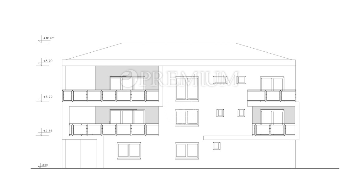Vrbnik – apartma v novogradnji z bazenom in vrtom!