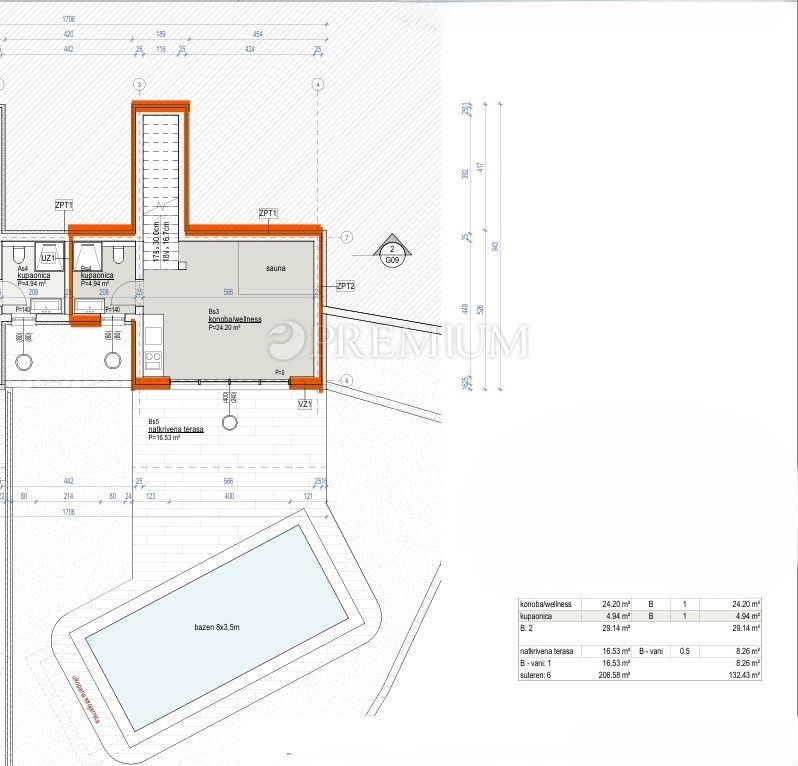 Vrbnik okolica – moderna hiša, mirna lokacija!