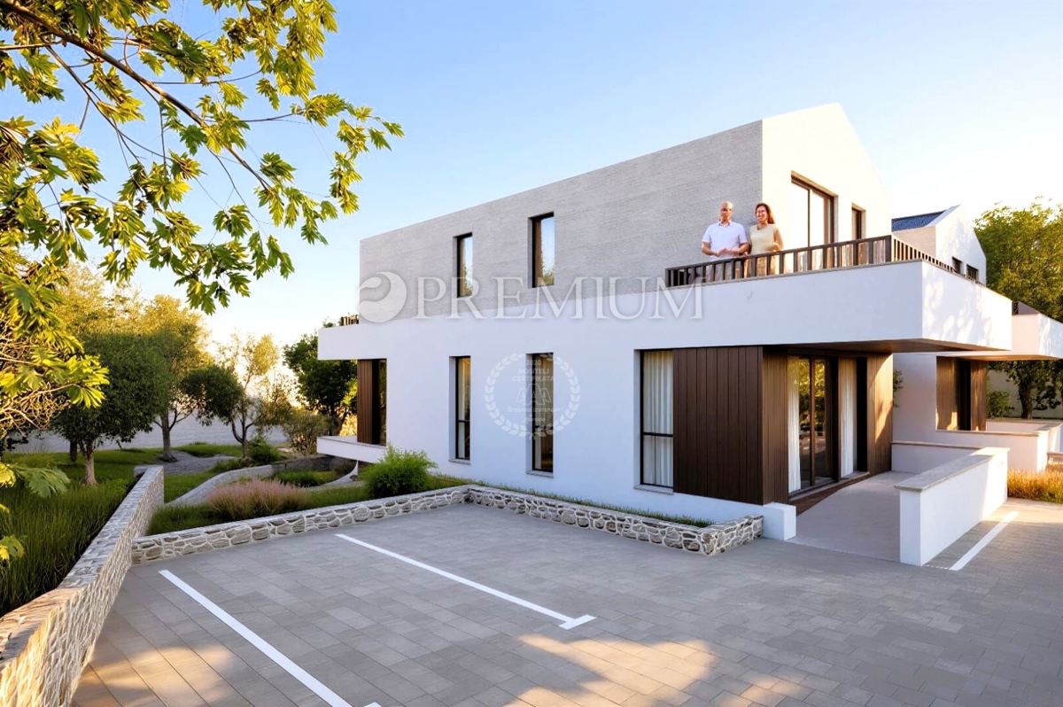 Vrbnik okolica – moderna hiša, mirna lokacija!