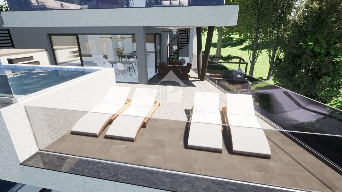 PENTHOUSE Z BAZENOM IN PARKIRIŠČEM, PANORAMSKI RAZGLED