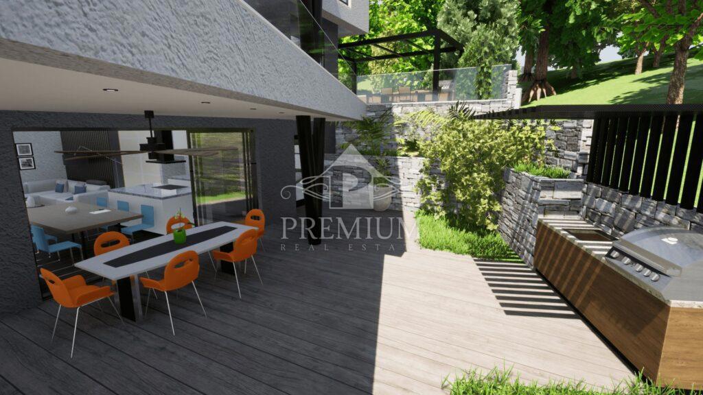 PENTHOUSE Z BAZENOM IN PARKIRIŠČEM, PANORAMSKI RAZGLED