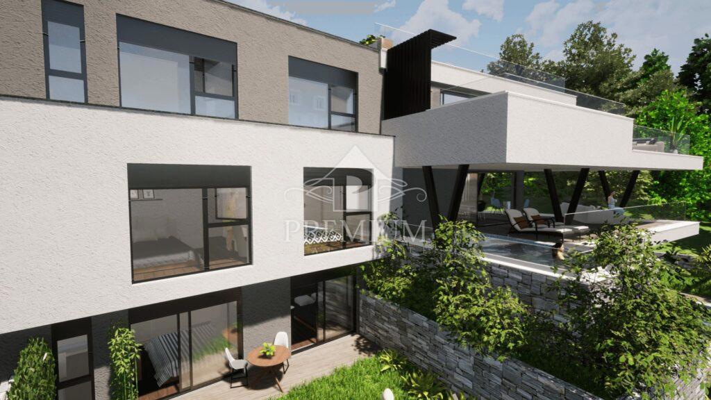 PENTHOUSE Z BAZENOM IN PARKIRIŠČEM, PANORAMSKI RAZGLED