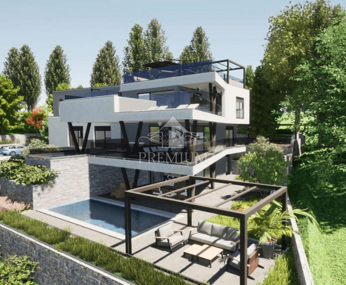 PENTHOUSE Z BAZENOM IN PARKIRIŠČEM, PANORAMSKI RAZGLED