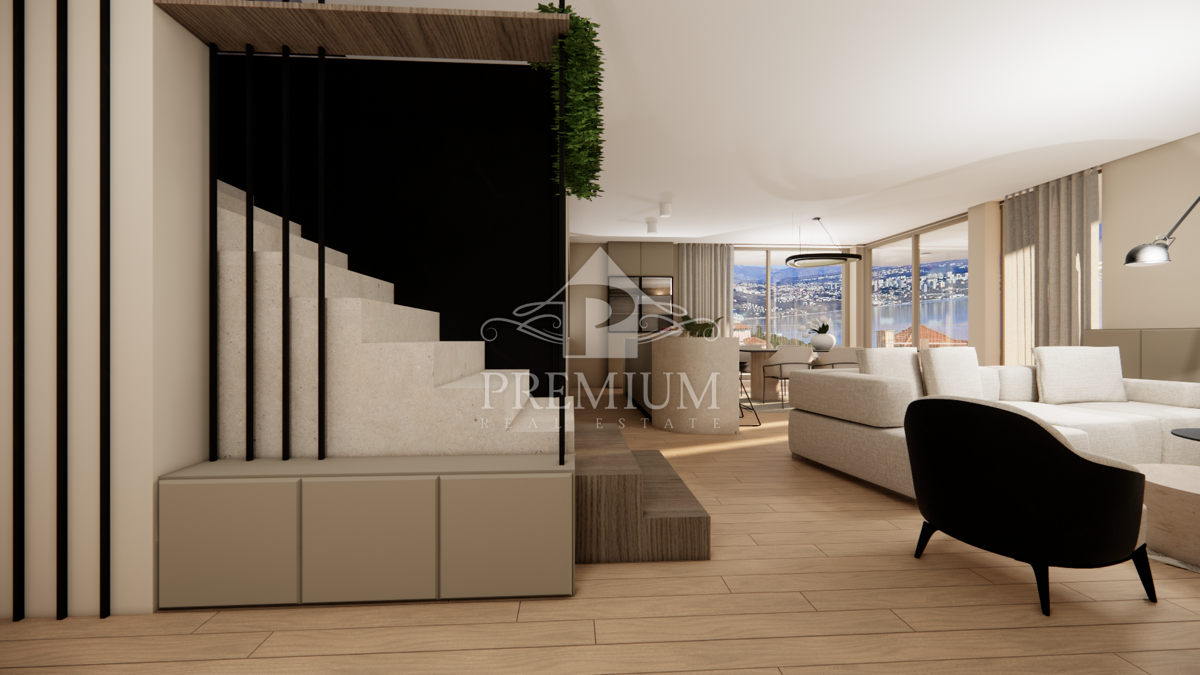 PENTHOUSE Z BAZENOM, DVIGALOM, GARAŽO, BLIŽINA MORJA