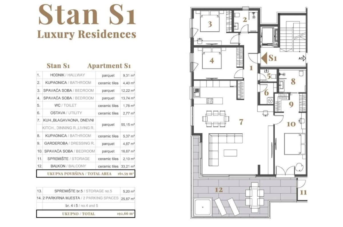 Apartma, prodaja, Opatija, Hrvatska, 161 m2, 0 EUR